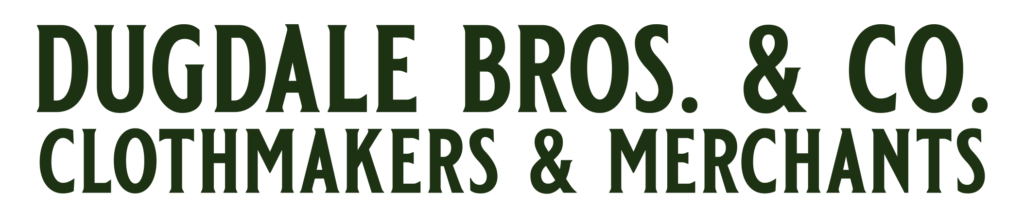 DUGDALE BROS & CO Logo